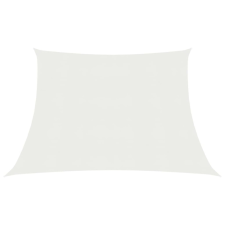 vidaXL Fehér HDPE napvitorla 160 g/m² 3/4 x 3 m kerti bútor