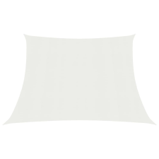 vidaXL fehér HDPE napvitorla 160 g/m² 4/5 x 3 m kerti bútor