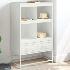 vidaXL fehér hidegen hengerelt acél magasszekrény 68,5x39x111,5 cm bútor