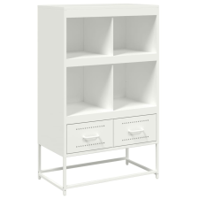 vidaXL fehér hidegen hengerelt acél magasszekrény 68,5x39x111,5 cm (846607) bútor