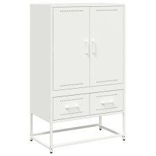 vidaXL fehér hidegen hengerelt acél magasszekrény 68x39x111,5 cm (846613) bútor