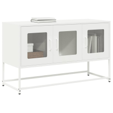 vidaXL fehér hidegen hengerelt acél TV-szekrény 100,5x39x60,5 cm bútor
