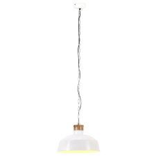 vidaXL fehér ipari függőlámpa 42 cm E27 (320833) világítás
