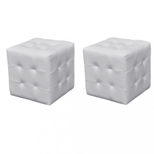 vidaXL fehér kocka alakú zsámoly bútor