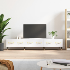 vidaXL fehér magasfényű műfa TV-szekrény 150x36x30 cm bútor