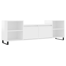 vidaXL fehér magasfényű szerelt fa TV-szekrény 160x35x55 cm (831350) bútor