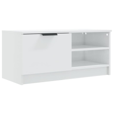 vidaXL fehér magasfényű szerelt fa TV-szekrény 80x35x36,5 cm (811478) bútor