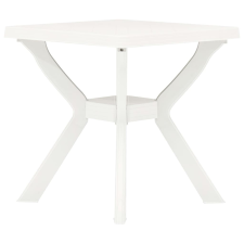 vidaXL fehér műanyag bisztróasztal 70 x 70 x 72 cm kerti bútor