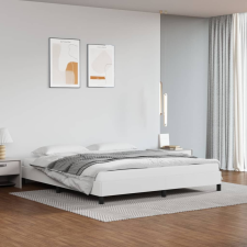 vidaXL fehér műbőr ágykeret 160x200 cm ágy és ágykellék