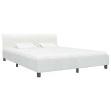 vidaXL fehér műbőr ágykeret 180 x 200 cm (284875) ágy és ágykellék