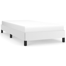 vidaXL fehér műbőr ágykeret 90x200 cm (346881) ágy és ágykellék