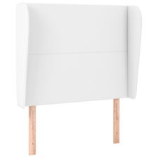 vidaXL fehér műbőr fejtámla szárnyakkal 103x23x118/128 cm (3117761) ágy és ágykellék
