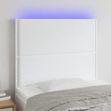 vidaXL fehér műbőr LED-es fejtámla 100x5x118/128 cm ágy és ágykellék