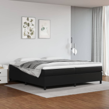 vidaXL fehér műbőr rugós ágy matraccal 200 x 200 cm ágy és ágykellék