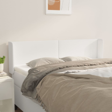 vidaXL fehér műbőr szárnyas fejtámla 147x16x78/88 cm ágy és ágykellék
