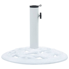 vidaXL fehér öntöttvas napernyőtalp 9 kg 40 cm kerti bútor