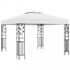vidaXL Fehér pavilon 3 x 3 m 180 g/m² kerti bútor