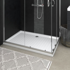 vidaXL fehér pettyes ABS zuhanytálca 80 x 120 x 4 cm kád, zuhanykabin