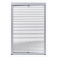 vidaXL fehér pliszé roló M08/308 (131312) lakástextília