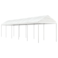 vidaXL fehér polietilén pavilon tetővel 11,15 x 2,28 x 2,69 m kerti bútor