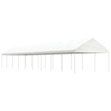 vidaXL fehér polietilén pavilon tetővel 20,07 x 4,08 x 3,22 m kerti bútor