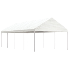 vidaXL fehér polietilén pavilon tetővel 8,92 x 4,08 x 3,22 m kerti bútor