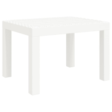 vidaXL fehér PP kerti asztal 59 x 47 x 40 cm (364728) kerti bútor