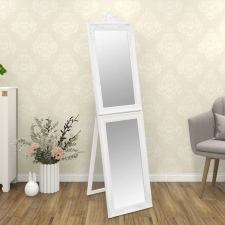 vidaXL fehér szabadon álló tükör 50x200 cm bútor