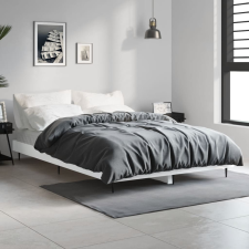 vidaXL fehér szerelt fa ágykeret 120 x 190 cm ágy és ágykellék