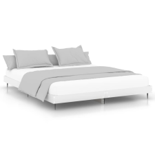 vidaXL fehér szerelt fa ágykeret 120 x 200 cm (832253) ágy és ágykellék