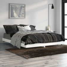 vidaXL fehér szerelt fa ágykeret 135 x 190 cm ágy és ágykellék