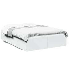 vidaXL fehér szerelt fa ágykeret 140 x 200 cm ágy és ágykellék