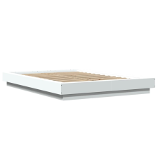 vidaXL fehér szerelt fa ágykeret 140x190 cm (3281217) ágy és ágykellék