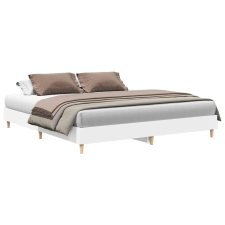 vidaXL fehér szerelt fa ágykeret matrac nélkül 180 x 200 cm (3329021) ágy és ágykellék