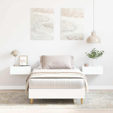 vidaXL fehér szerelt fa ágykeret matrac nélkül 90 x 190 cm ágy és ágykellék
