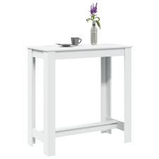 vidaXL fehér szerelt fa bárasztal 102 x 50 x 103,5 cm bútor