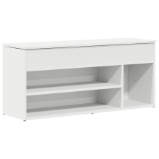 vidaXL fehér szerelt fa cipőpolc 102x30,5x45 cm (859136) bútor