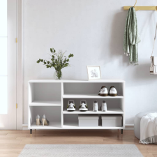 vidaXL fehér szerelt fa cipősszekrény 102x36x60 cm bútor