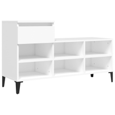 vidaXL fehér szerelt fa cipősszekrény 102x36x60 cm (821212) bútor