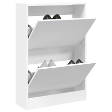 vidaXL Fehér szerelt fa cipőszekrény 60 x 21 x 87,5 cm bútor