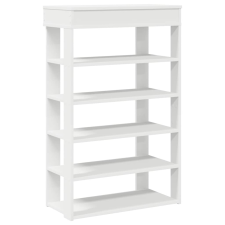 vidaXL fehér szerelt fa cipőtároló szekrény 60x30x98 cm (859923) bútor