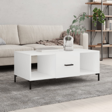 vidaXL fehér szerelt fa dohányzóasztal 102 x 50 x 40 cm bútor
