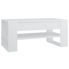 vidaXL fehér szerelt fa dohányzóasztal 102 x 55 x 45 cm (810899) bútor
