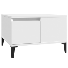 vidaXL fehér szerelt fa dohányzóasztal 55 x 55 x 36,5 cm (821084) bútor