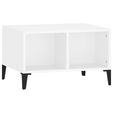 vidaXL fehér szerelt fa dohányzóasztal 60 x 50 x 36,5 cm (821036) bútor