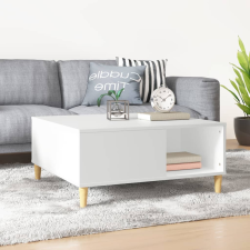 vidaXL fehér szerelt fa dohányzóasztal 80x80x36,5 cm bútor