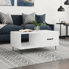 vidaXL fehér szerelt fa dohányzóasztal 90 x 50 x 40 cm bútor