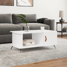 vidaXL fehér szerelt fa dohányzóasztal 90 x 50 x 40 cm bútor