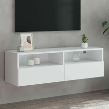 vidaXL fehér szerelt fa fali TV-szekrény 100 x 30 x 30 cm bútor