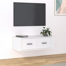 vidaXL fehér szerelt fa függő TV-szekrény 80 x 36 x 25 cm bútor